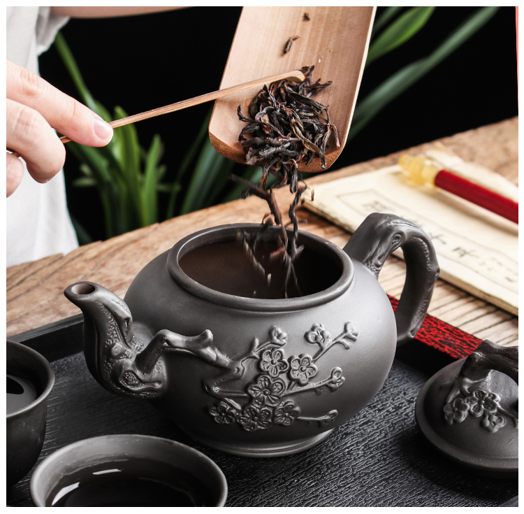 紫砂茶壶大容量紫砂壶家用大号泡茶器宜兴手工茶壶功夫茶具杯套装详情8