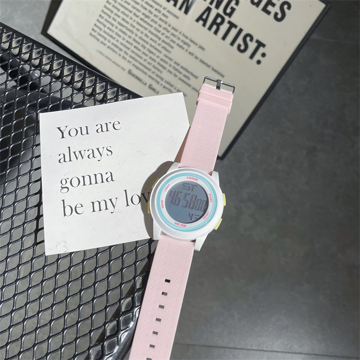 学生党手表女款ins风高颜值女生初中生简约百搭运动独角兽电子表详情19