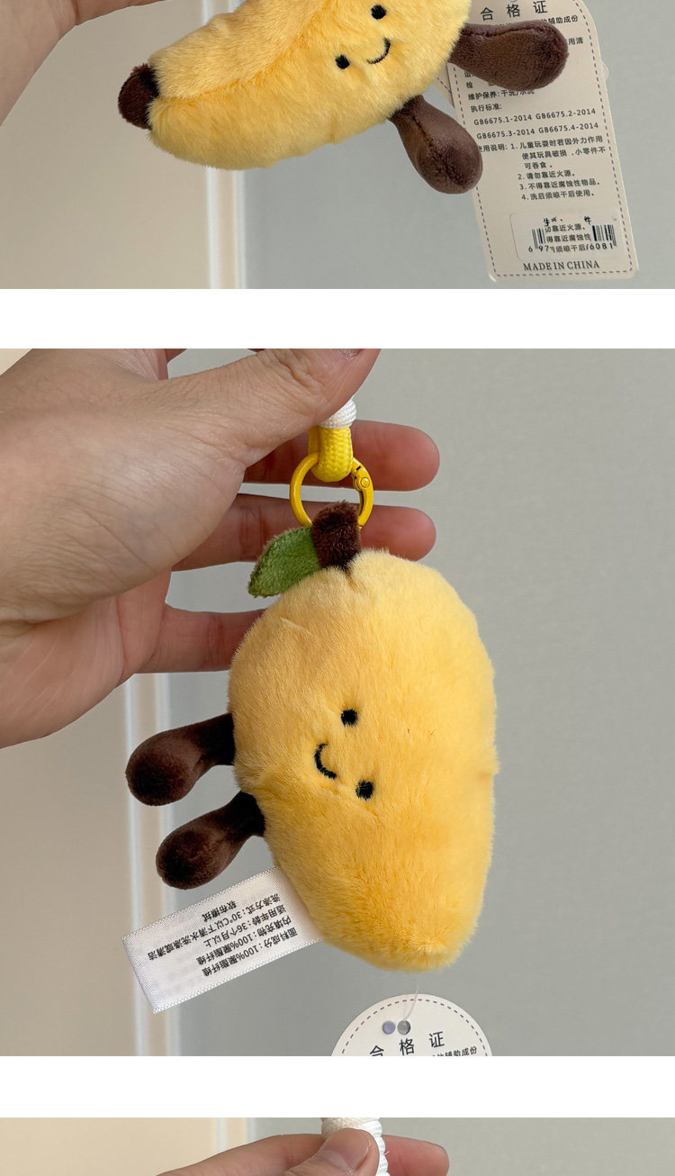 Wholesale of ecological fruit pendants, plush toys, cute companion dolls, plush dolls, and festival gifts pic 10