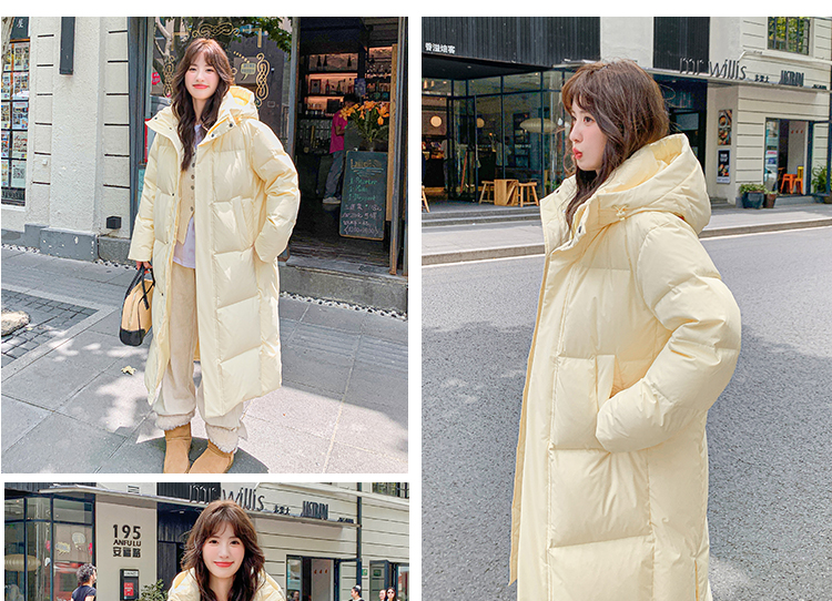 正品长款羽绒服女冬季2025新款超长过膝情侣宽松加厚90白鸭绒外套详情36