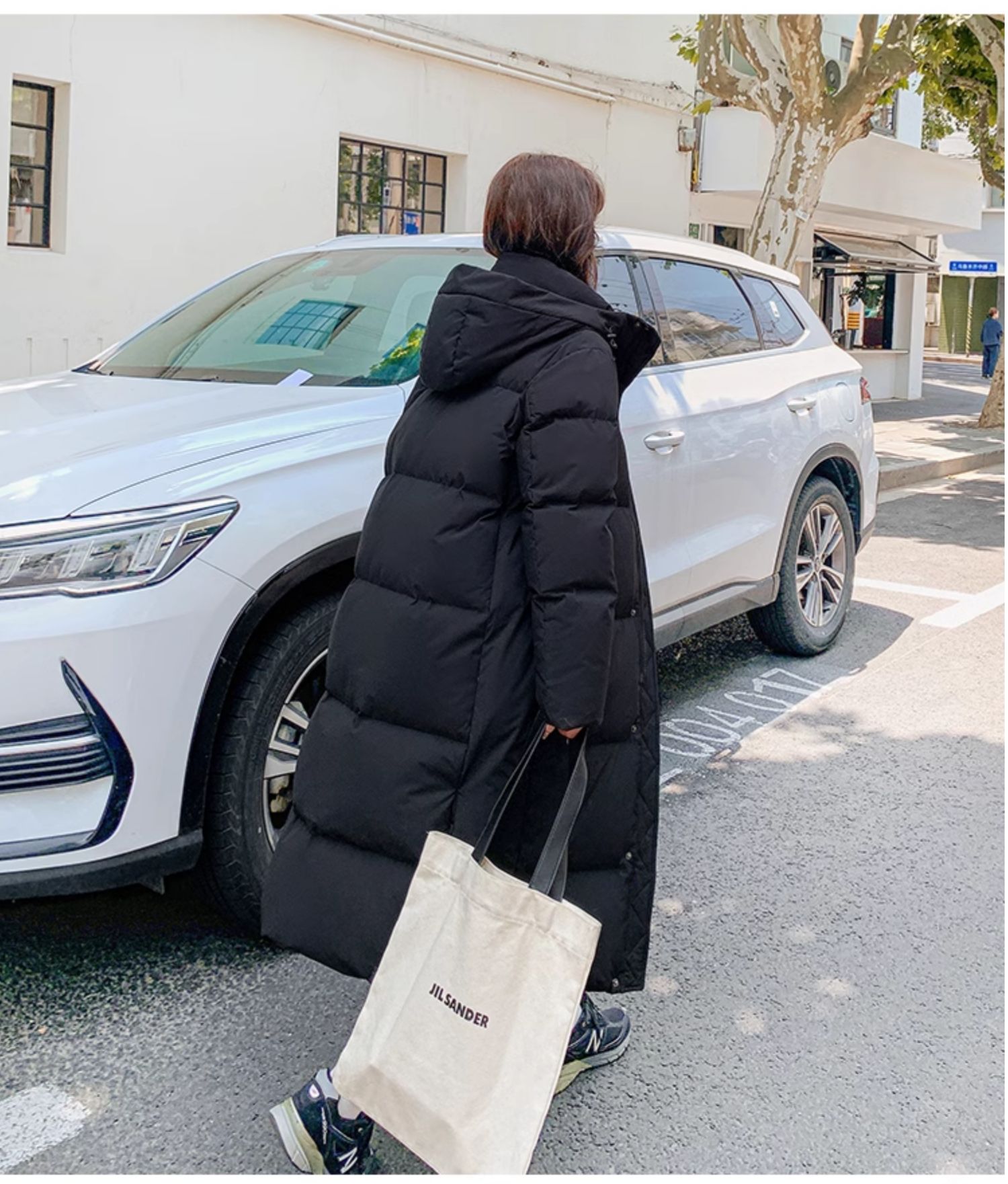 正品长款羽绒服女冬季2025新款超长过膝情侣宽松加厚90白鸭绒外套详情30