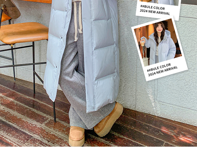 正品长款羽绒服女冬季2025新款超长过膝情侣宽松加厚90白鸭绒外套详情12