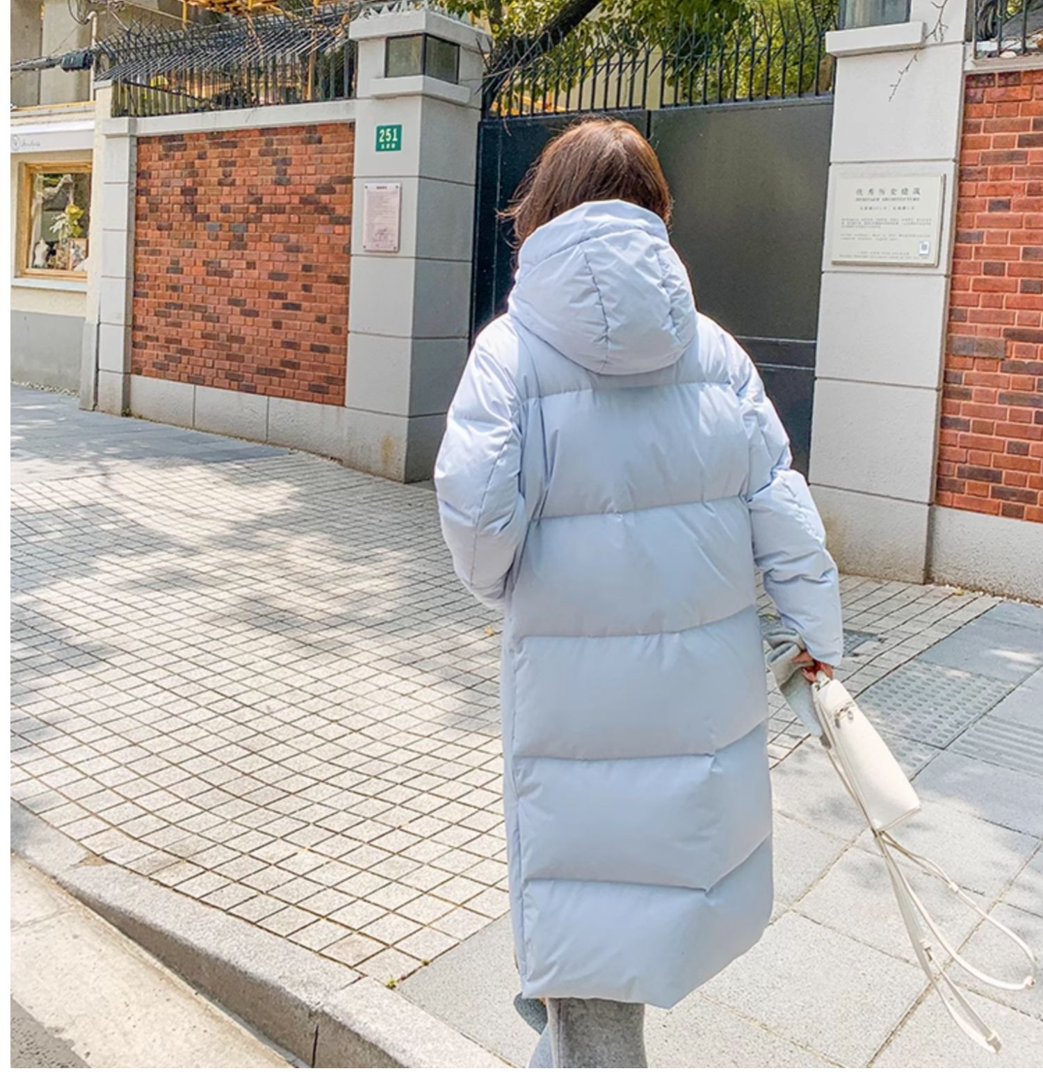 正品长款羽绒服女冬季2025新款超长过膝情侣宽松加厚90白鸭绒外套详情44