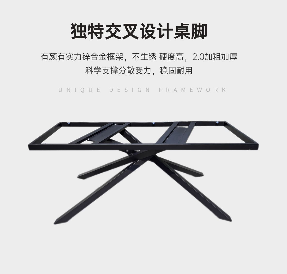 星辰工厂批发户外铝合金绳编岩板餐桌椅组合防水防晒奶茶店咖啡厅庭院阳台露天详情9