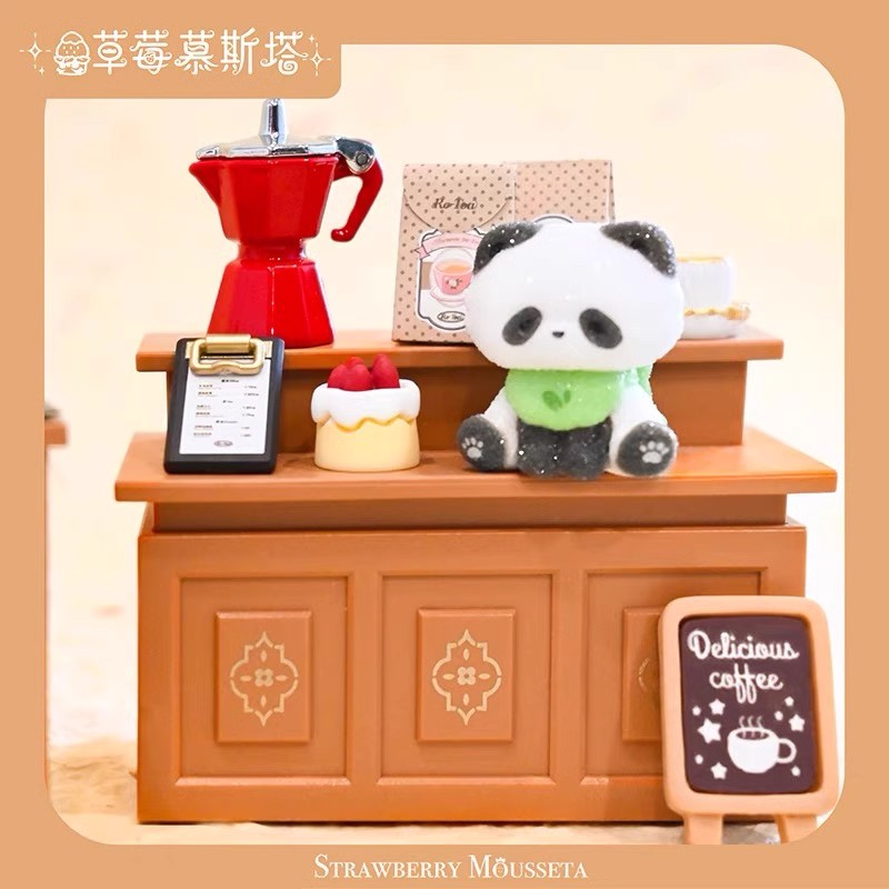 Authentic Strawberry Musta Doudou Dog and its friends blind box, cute mini desktop figurine blind bag Item Picture