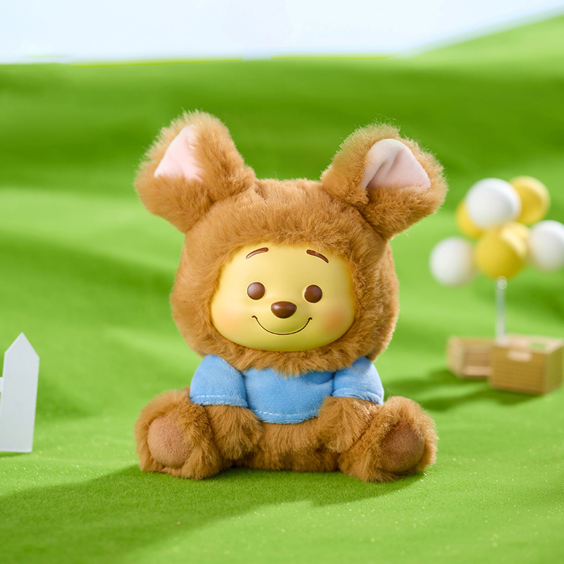 Genuine MINISO Winnie the Pooh, Naughty Party plush blind box, Disney Pupu vinyl peripheral hanging accessories Specification image