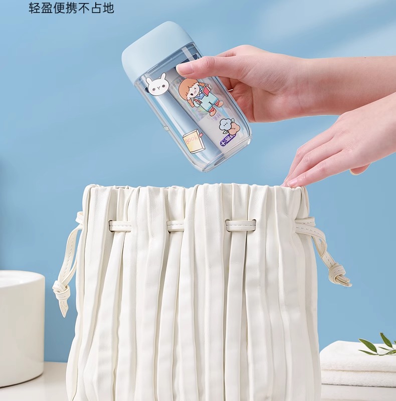 旅行洗漱套装漱口杯子牙膏牙杯三件套洗漱杯便携式叠牙刷旅行装详情6