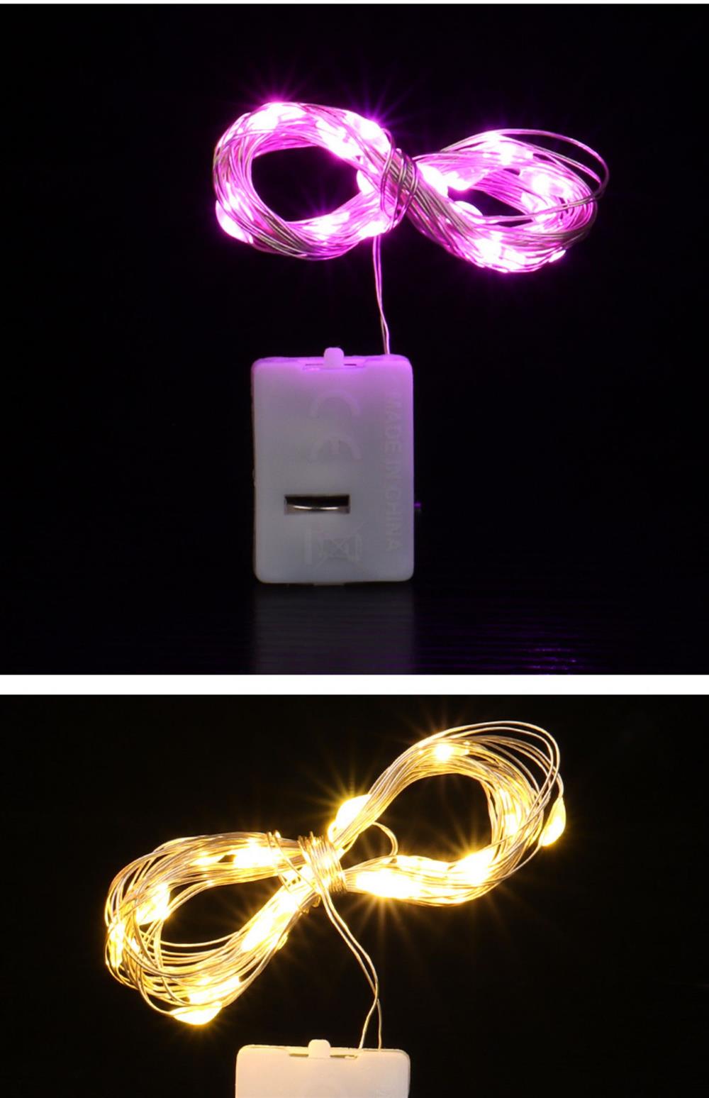 led flash, cross-border copper wire light string, colored light, gift box, light strip decoration, star light, wire string, small white box manufacturer pic 12