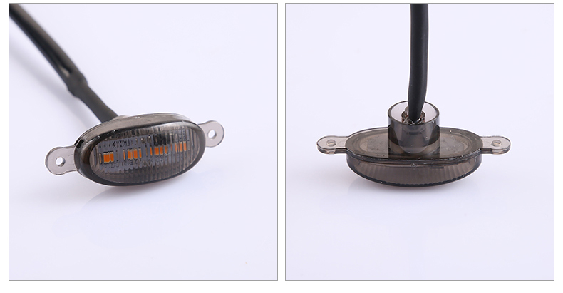 适用汽车格栅中网小黄灯红白灯 LED装饰警示灯皮卡雾霾灯越野通用详情12
