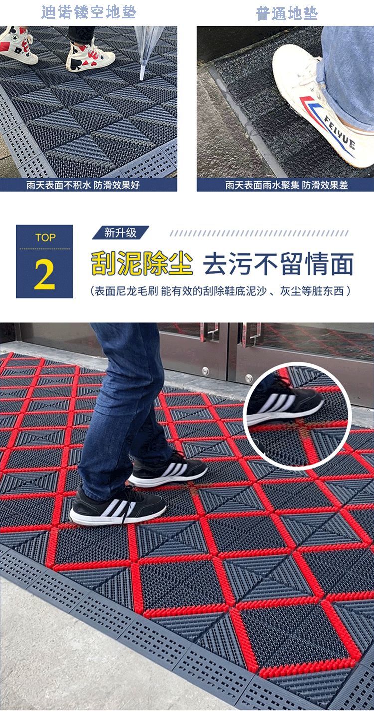 室外防滑地垫酒店门口进门脚垫户外商用除尘门垫入户门外防水地毯详情8