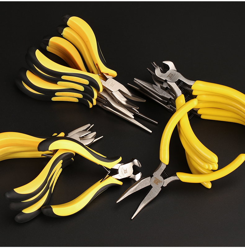 波斯5寸手工饰品DIY迷你小钳子多功能钢丝钳斜口弯嘴 钳子详情10