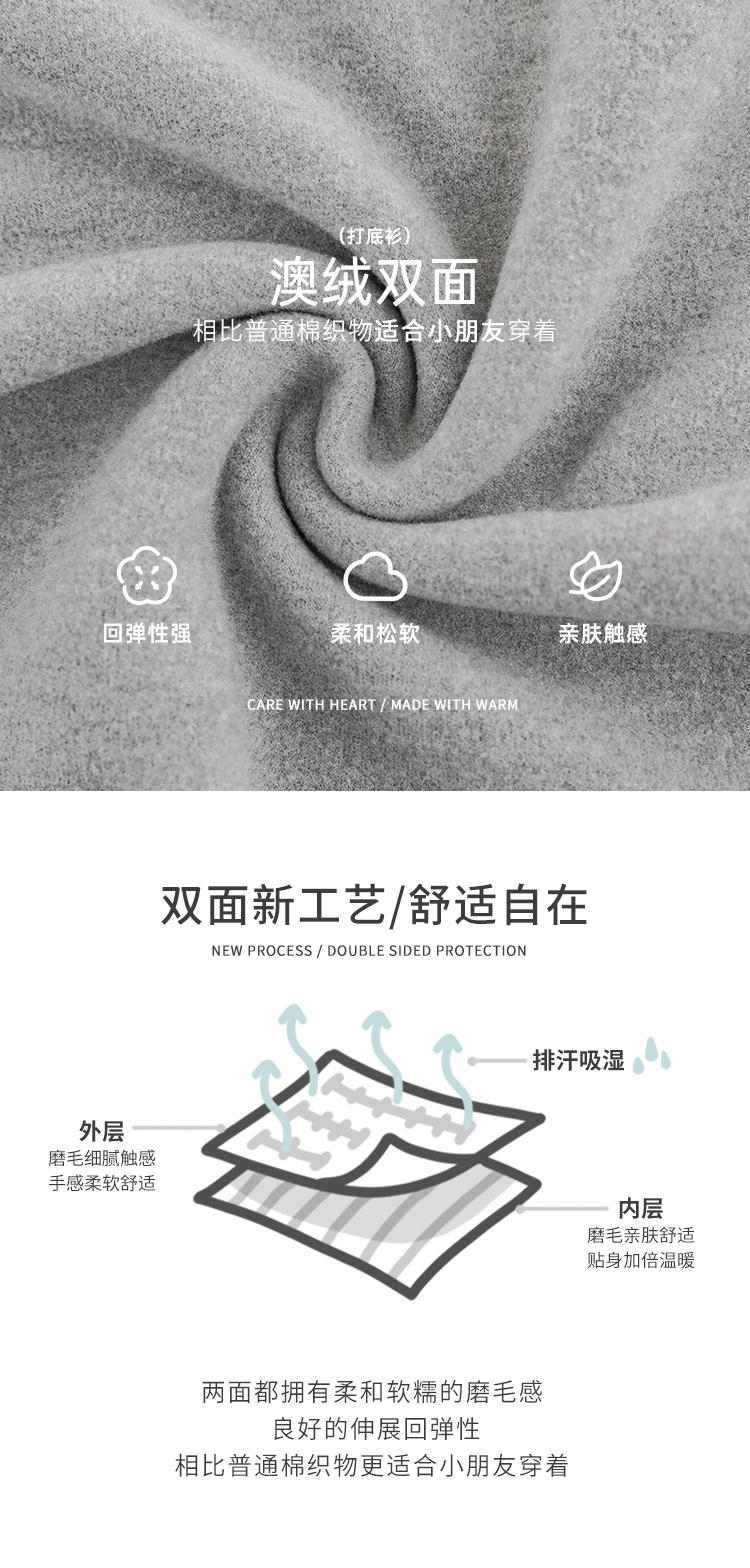 吾里卜一男童2025新款夹克牛仔外套马甲宽松直筒长裤猫咪系列套装详情6