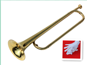 青年号 少年号军乐队小号鼓号乐器少先队号漆金色厂家批发详情6