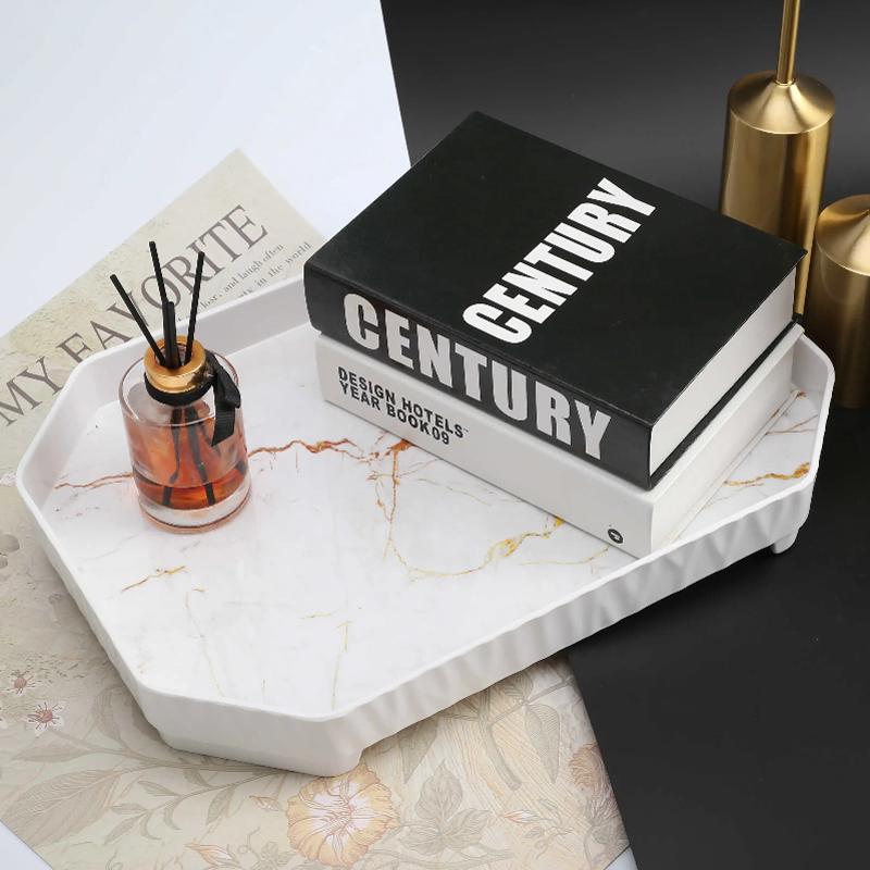 欧式长方形托盘家用客厅茶几茶盘放杯子水杯水壶置物盘餐具收纳盘