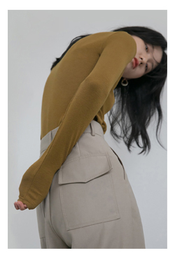 1313内搭王 加绒款七色堆堆高领弹力打底衫女秋季黑咖杏色长袖T恤详情15