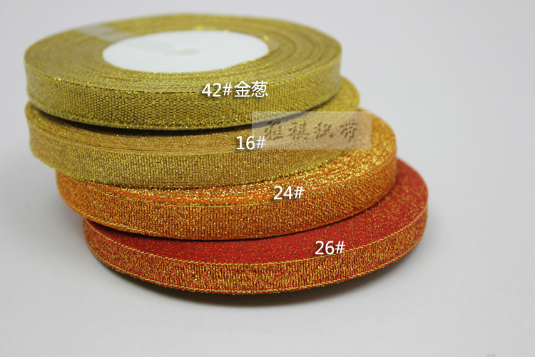 7mm 25Y闪亮葱带彩葱带蝴蝶结缎带丝带织带DIY发饰材料包装彩带详情12