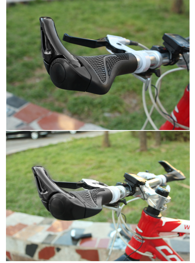 Bicycle bull and sheep horn handlebar covers, mountain biker handlebar dead gear, secondary handlebar lock handlebar covers, cycling equipment, bicycle accessories pic 8