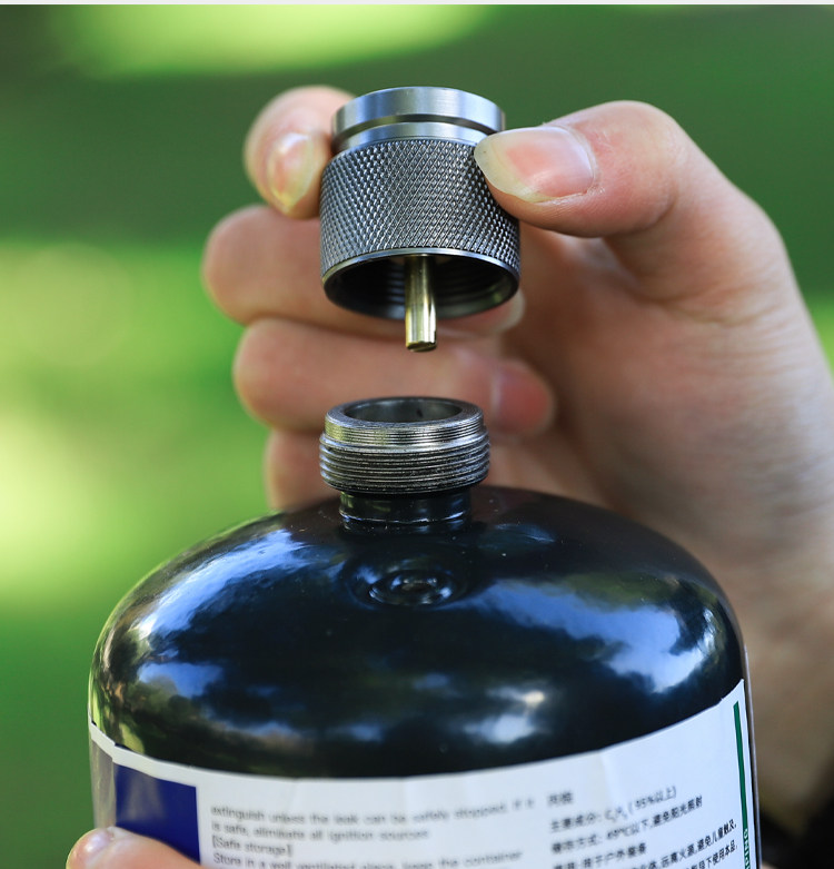 ATLAS outdoor gas stove accessories, gas filling valve adapter, outdoor camping accessories, high-altitude tank gas filling valve pic 3
