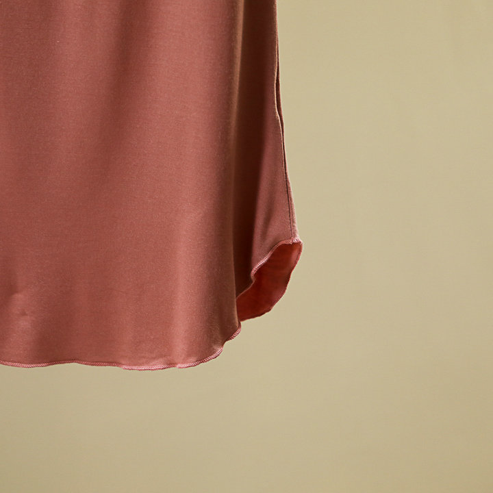 Spring and summer round-neck Korean-style candy-colored modal base layer, short-sleeved large U-neck top, loose basic T-shirt for women pic 35