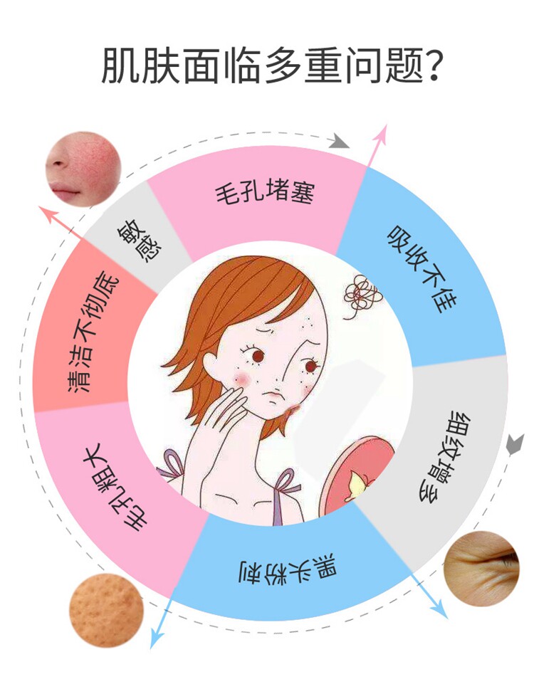 跨境面部冷热导入仪多功能离子导入导出清洁美容仪震动脸部按摩仪详情2