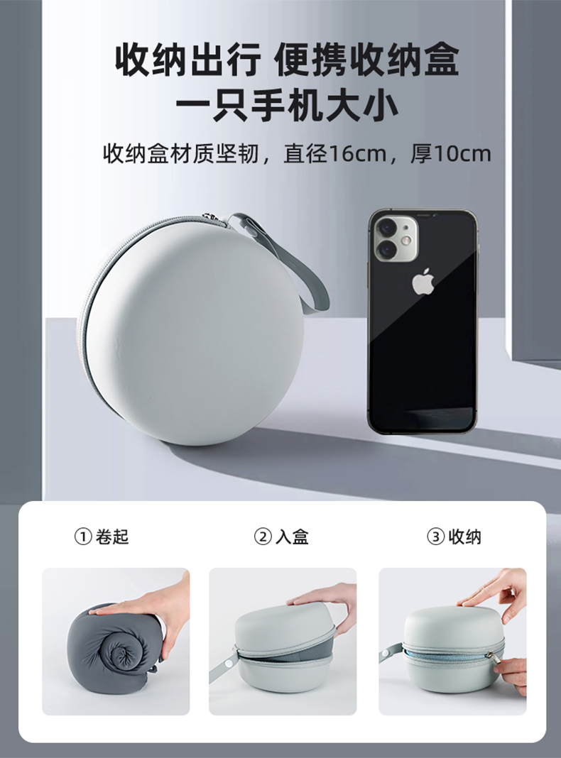 旅行防偏头便携式U型枕高铁飞机护颈枕记忆棉颈椎U形靠枕颈椎枕头详情3