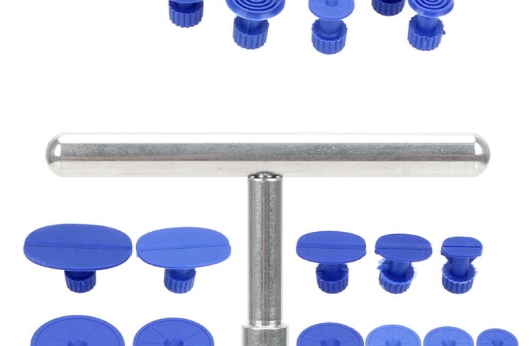 The car dent repair sheet metal tool suction cup can pull the car body powerfully without leaving any marks or damage to the full set of door concavity and convexity pic 17