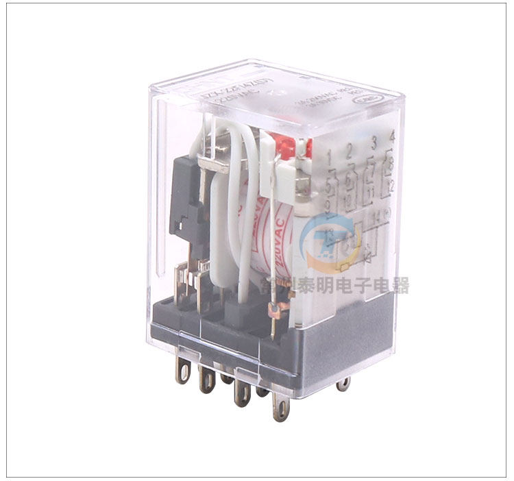 Chint MY4NJ small dc electromagnetic 14-pin relay JZX-22F(D)4Z with light 12 intermediate 24V 220V pic 15