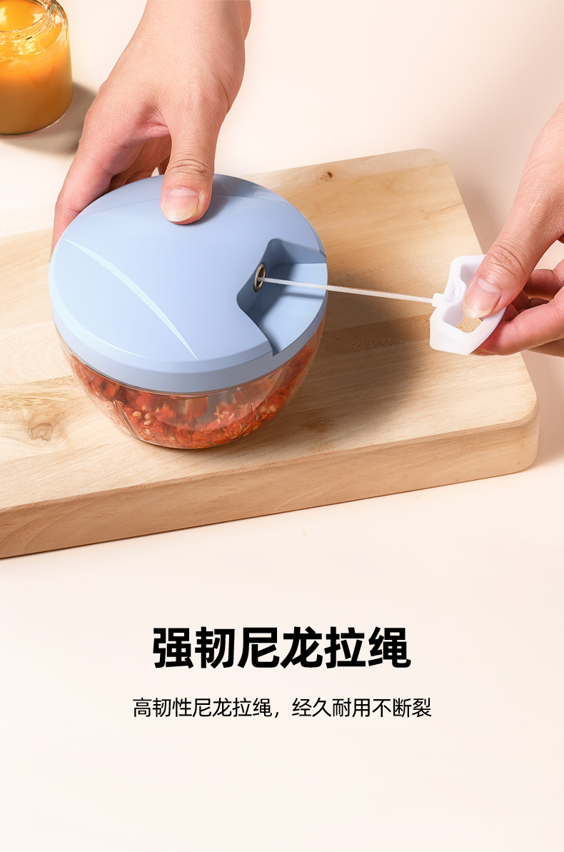 蒜泥神器拉蒜打蒜捣蒜泥绞蒜末压蒜大蒜手动蒜蓉搅碎机切蒜捣蒜器详情15