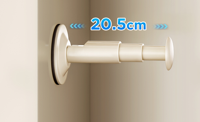 吸盘衣架收纳神器家用阳台多功能伸缩免打孔无痕挂衣架子墙上壁挂详情9