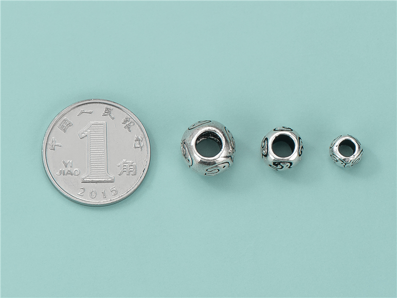 s925 sterling silver Thai Silver retro elephant bead diy handcrafted small elephant bucket bead Buddhist bead bracelet accessory manufacturer wholesale pic 15