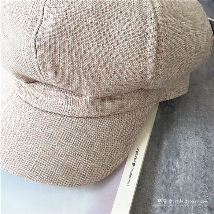 Korean version British artistic octagonal hat for women, retro and versatile Beret cap, casual painter hat, trendy newsboy hat for men pic 10