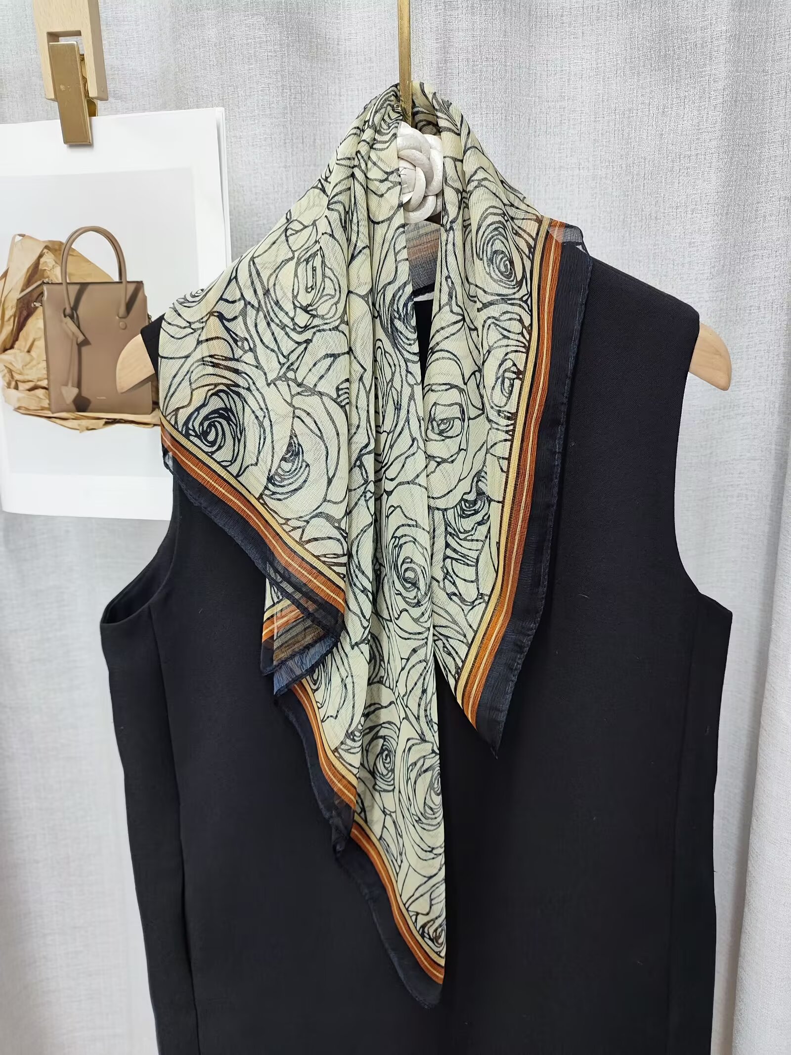 【 Lightweight Celissa 】 New Spring/Summer 2025 Silk scarf, versatile and stylish Celissa, high-end and stylish scarf pic 13