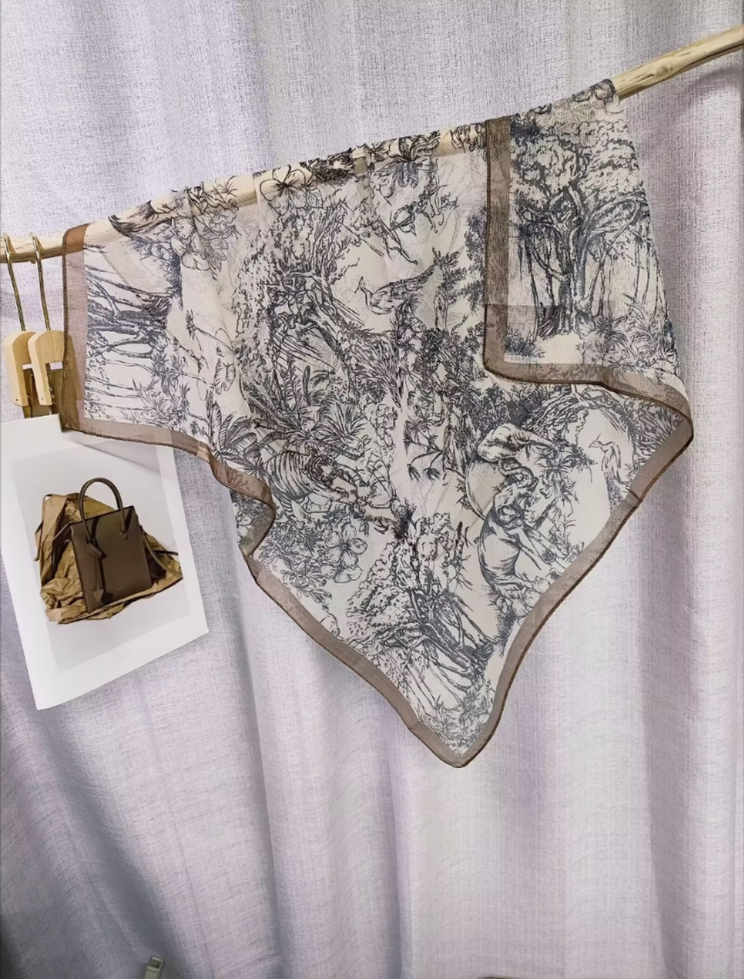 【 Lightweight Celissa 】 New Spring/Summer 2025 Silk scarf, versatile and stylish Celissa, high-end and stylish scarf pic 16