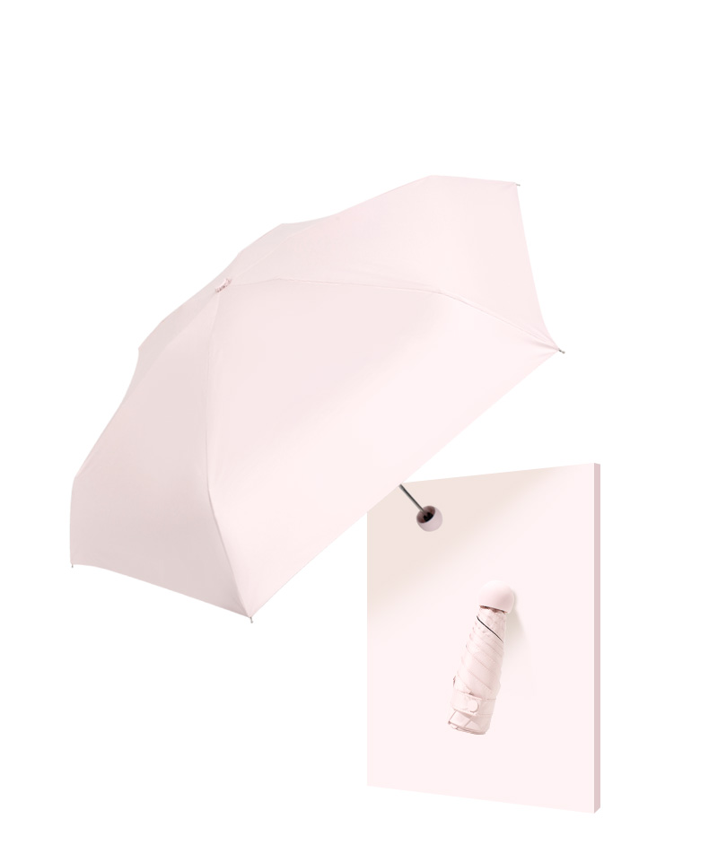 五折遮阳伞胶囊太阳伞女防晒防紫外线两用迷你小巧晴雨伞厂家批发详情19