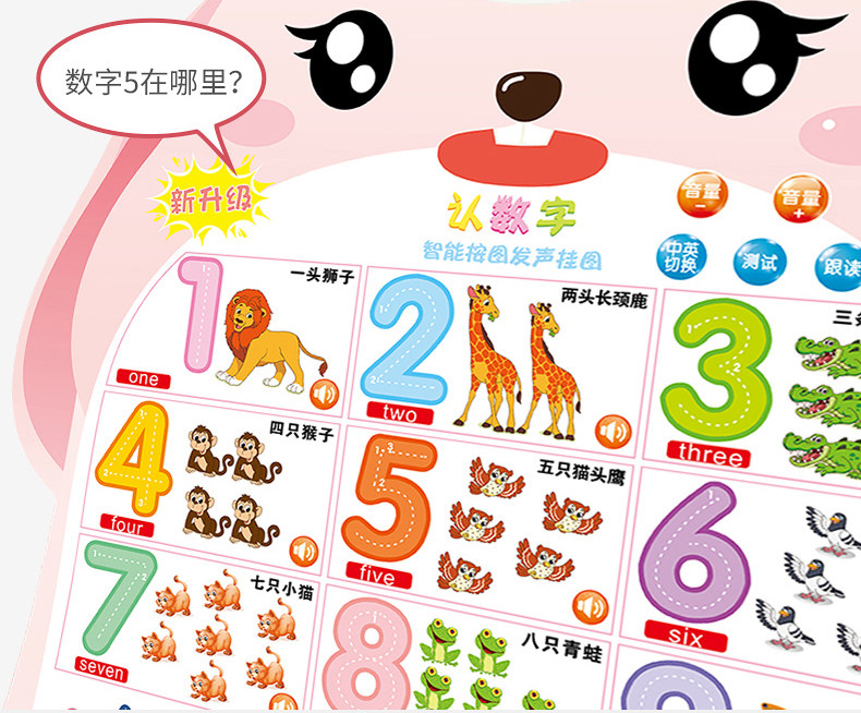 有声早教挂图宝宝识字启蒙拼音学习神器字母表墙贴幼儿园儿童玩具详情8
