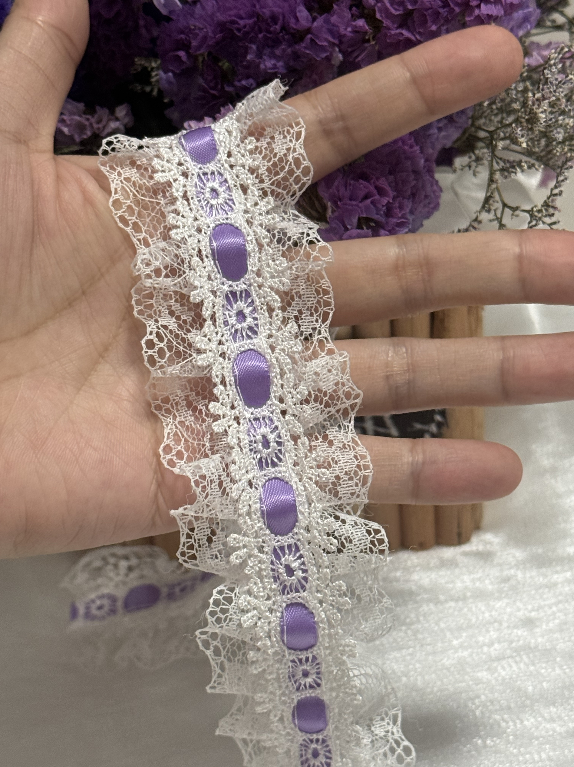High-end diy DIY lace trim, ribbon Lolita, white baby clothes, bags, skirts, hats and decorations Item Picture