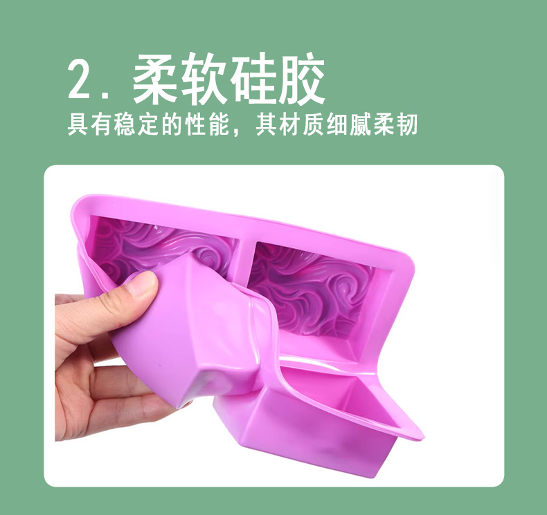 热销款diy树脂硅胶模具创意肥皂模具手工香薰石膏滴胶装饰模具详情4