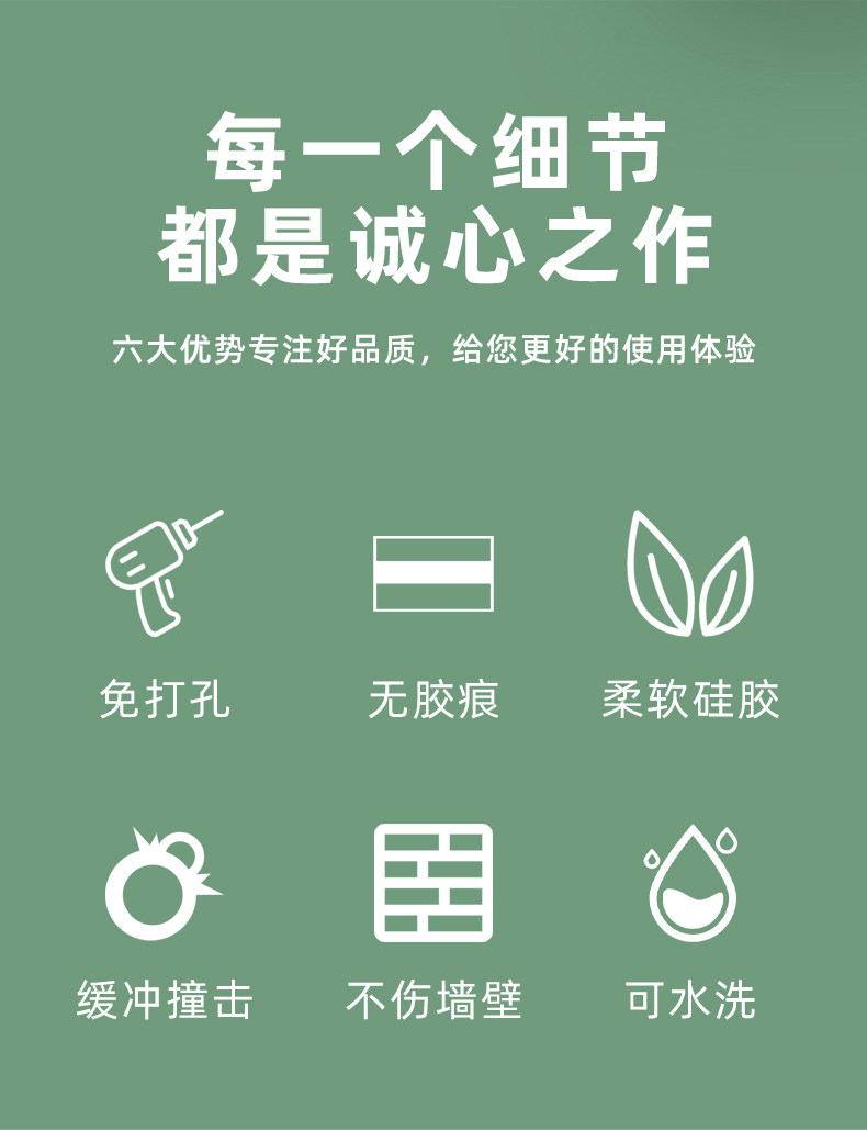 跨境透明硅胶防撞贴门静音缓冲居家卧室门把手防撞垫门贴批发代发详情14
