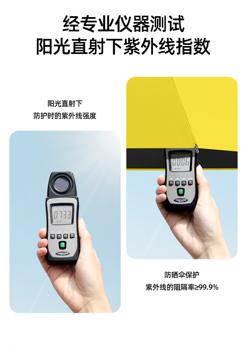 Compact and convenient umbrella for women, dual-purpose: sun protection, UV protection, and sunshade. Mini capsule, thickened with black vinyl pic 12