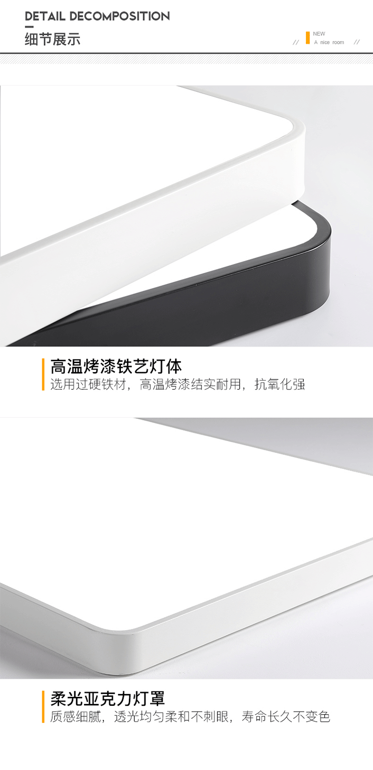 直播间专用顶灯无影灯超亮直播吊灯服装店发廊美发店理发店吸顶灯详情6