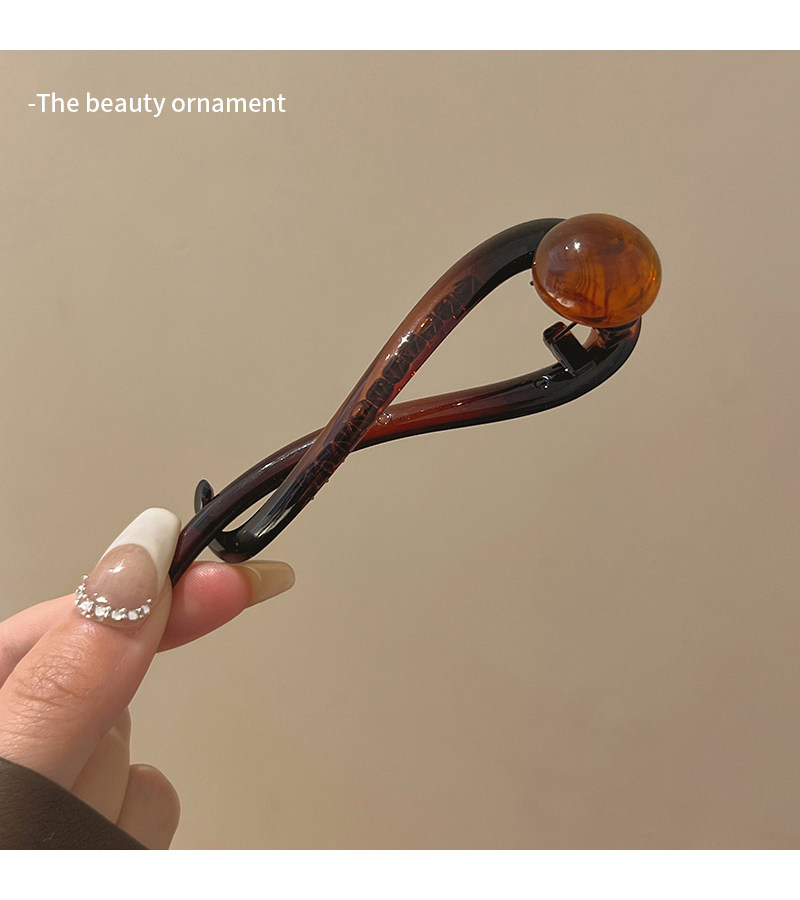 Elegant one-line hair clip, twist clip at the back of the head, 2025 new style, light luxury and high-end style, updo, grab clip, duckbill clip headwear pic 30