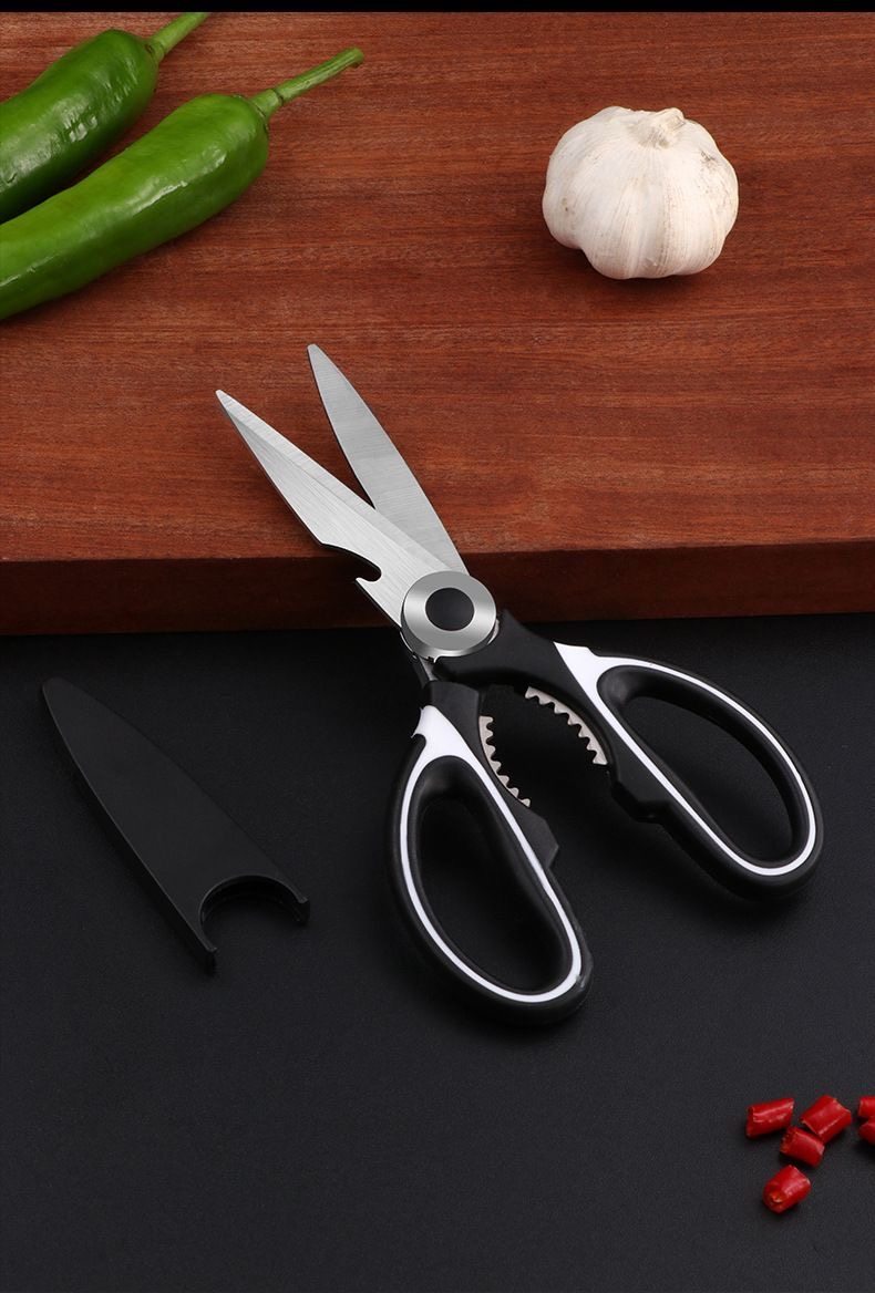 厨房剪刀多功能剪鸡骨剪食物剪熊猫剪原装不锈钢剪料理食肉剪子详情4