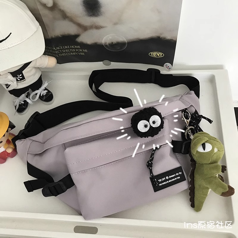 斜挎包男款潮牌潮流胸包男士背包运动单肩包女手机男生小挎包腰包详情21