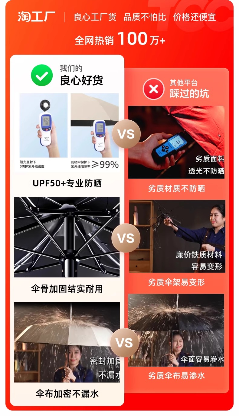 五折胶囊伞防晒雨伞太阳伞迷你晴雨两用遮阳伞女便携可定logo批发详情1