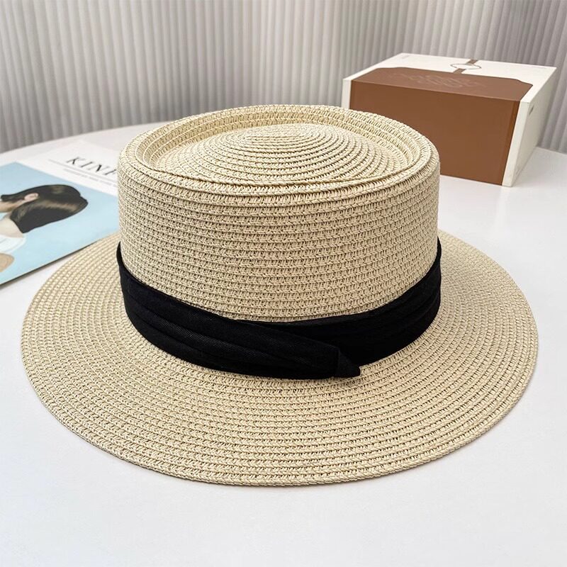 Fashionable and versatile beach straw hats, wheat straw sun hats, baseball caps, straw hats pic 10