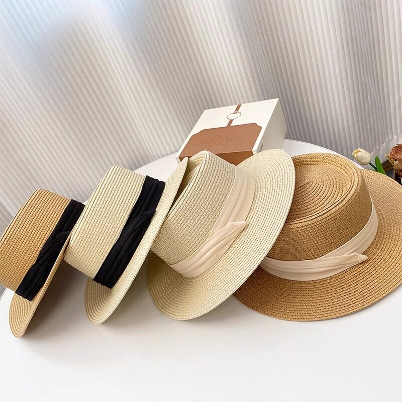 Fashionable and versatile beach straw hats, wheat straw sun hats, baseball caps, straw hats pic 8