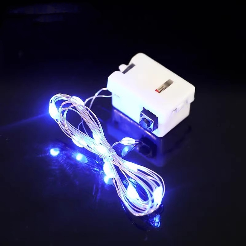 Luminous flower bouquets, string lights, LED small colored lights, string lights, mini cakes, decorative flashing lights, lanterns, electronic lamp cores, bedroom pic 3