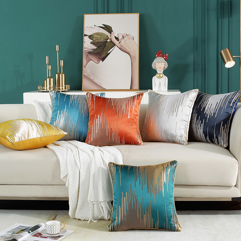 Simple, modern and light luxury sofa cushions, headboard cushions, high-precision pillowcases, office waist pillows and lumbar support Item Picture