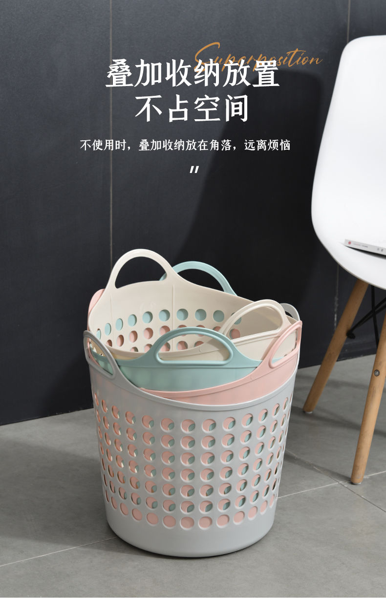 脏衣篮家用放脏衣服的收纳筐网红污衣桶装衣物高颜值轻奢洗衣篮子详情10