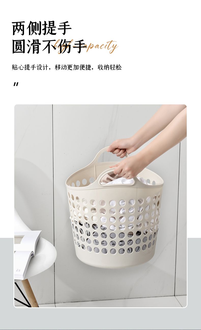 脏衣篮家用放脏衣服的收纳筐网红污衣桶装衣物高颜值轻奢洗衣篮子详情9